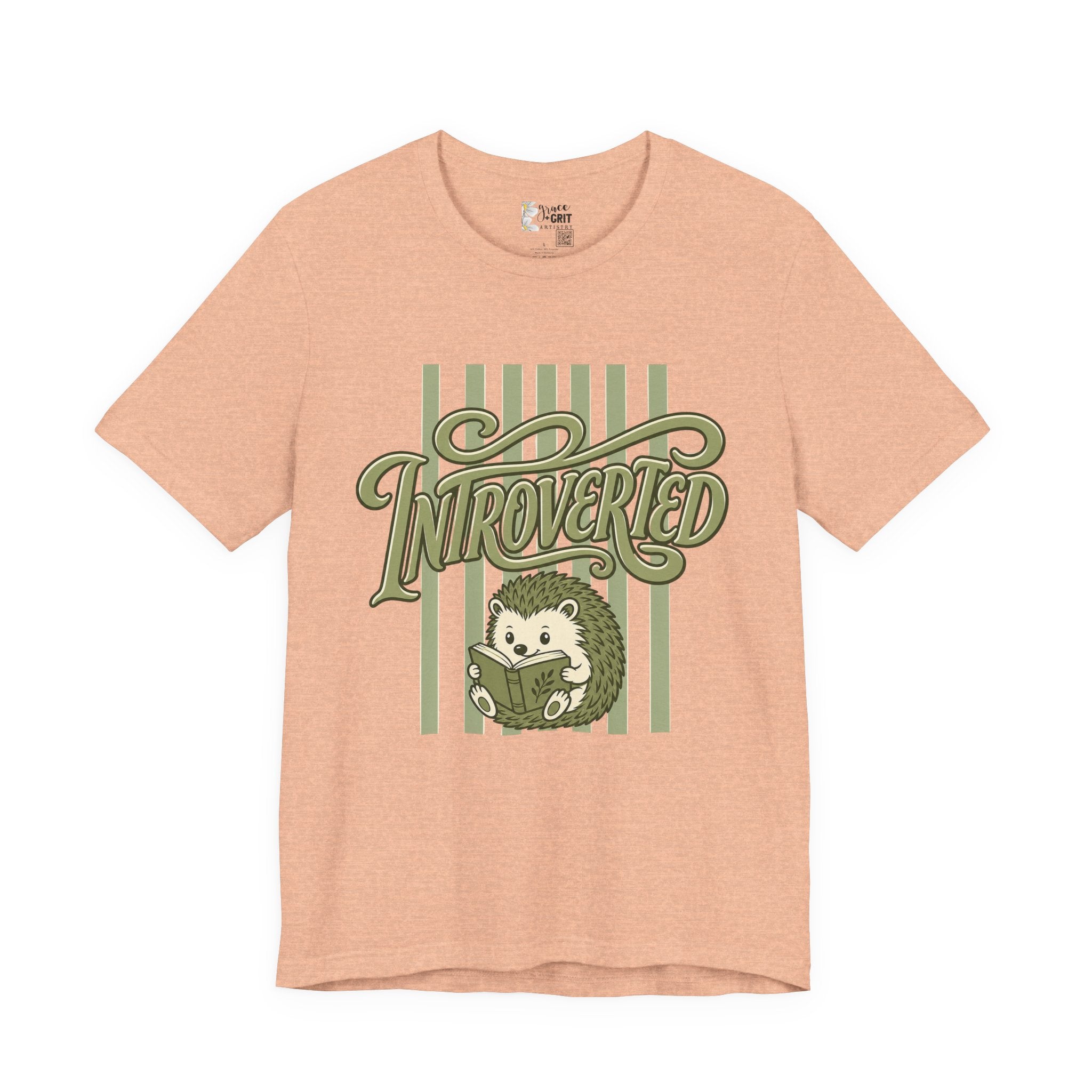 Introverted Hedgehog Tee — Cute Introvert Shirt