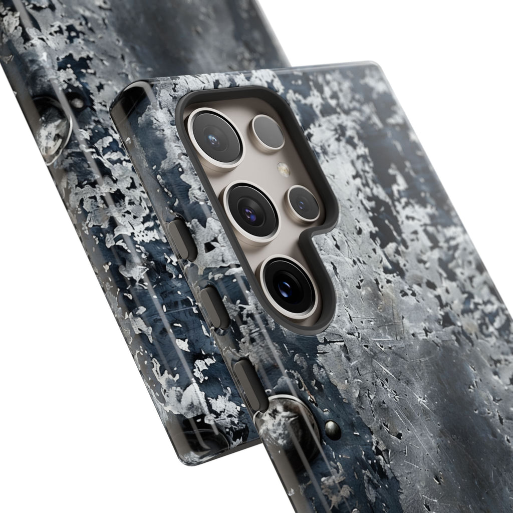 Rugged Rusted Metal Phone Case — Industrial Distressed Armor for iPhone