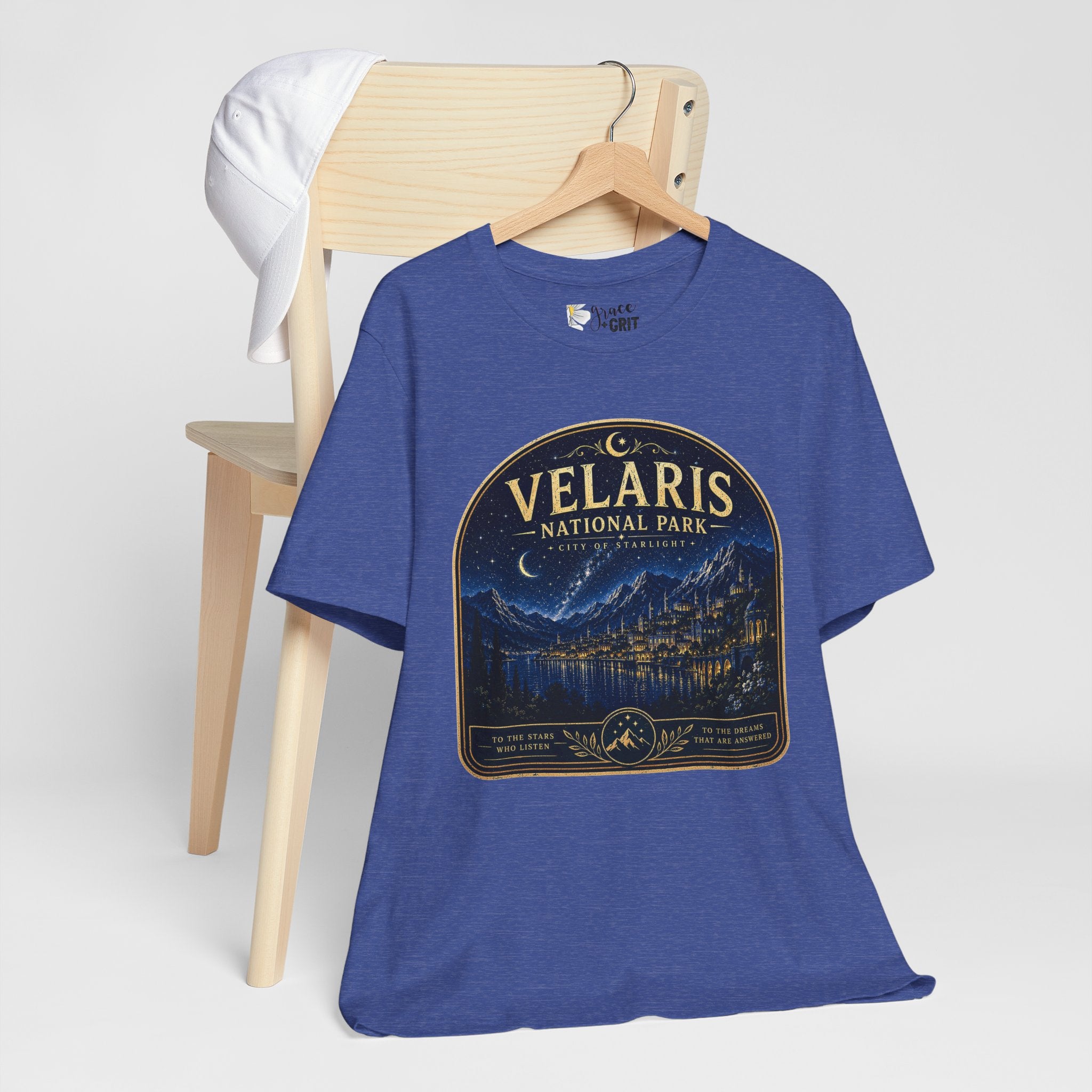 Velaris National Park Tee — Nighttime Cityscape Graphic Shirt