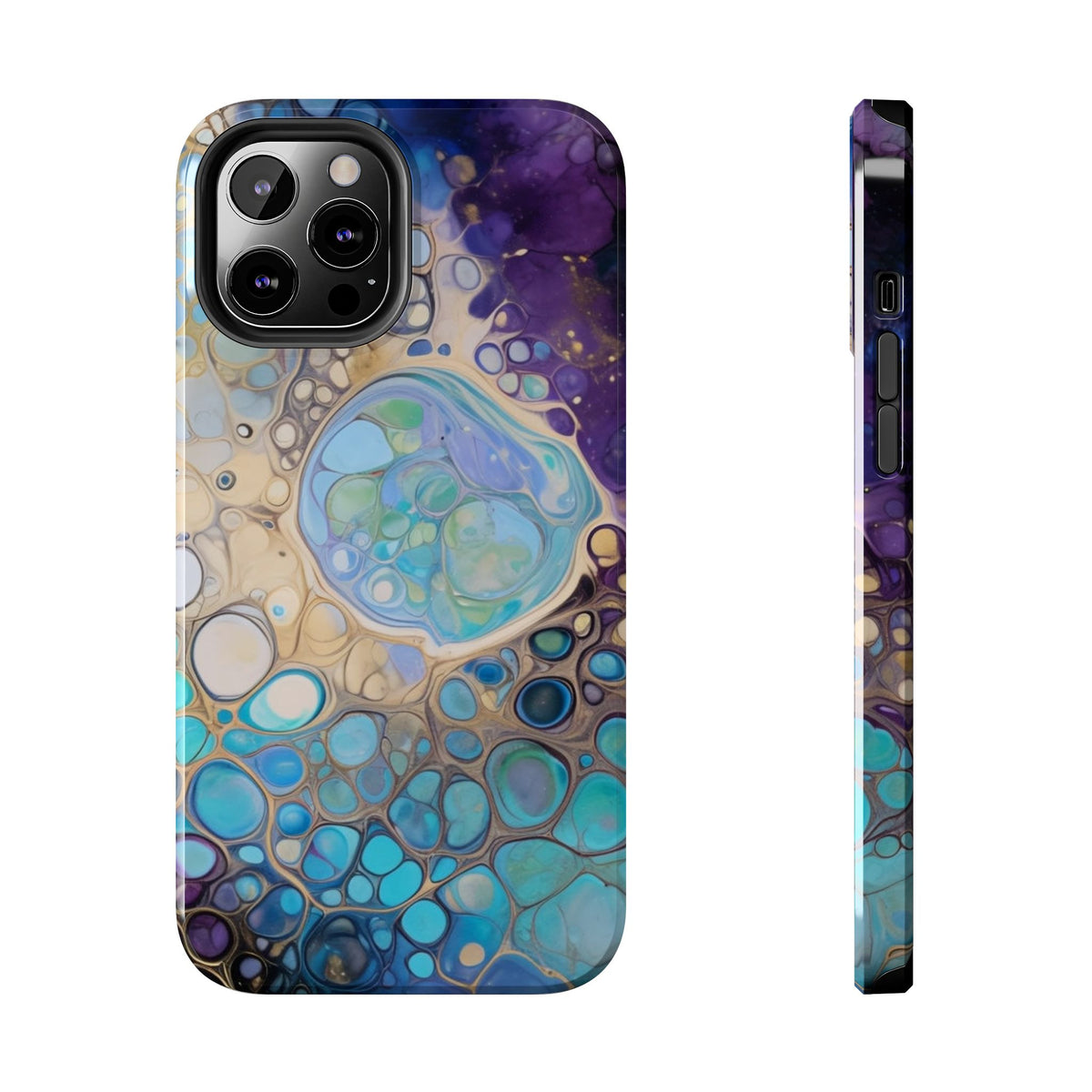 Abstract Ocean Bubble Tough Phone Case