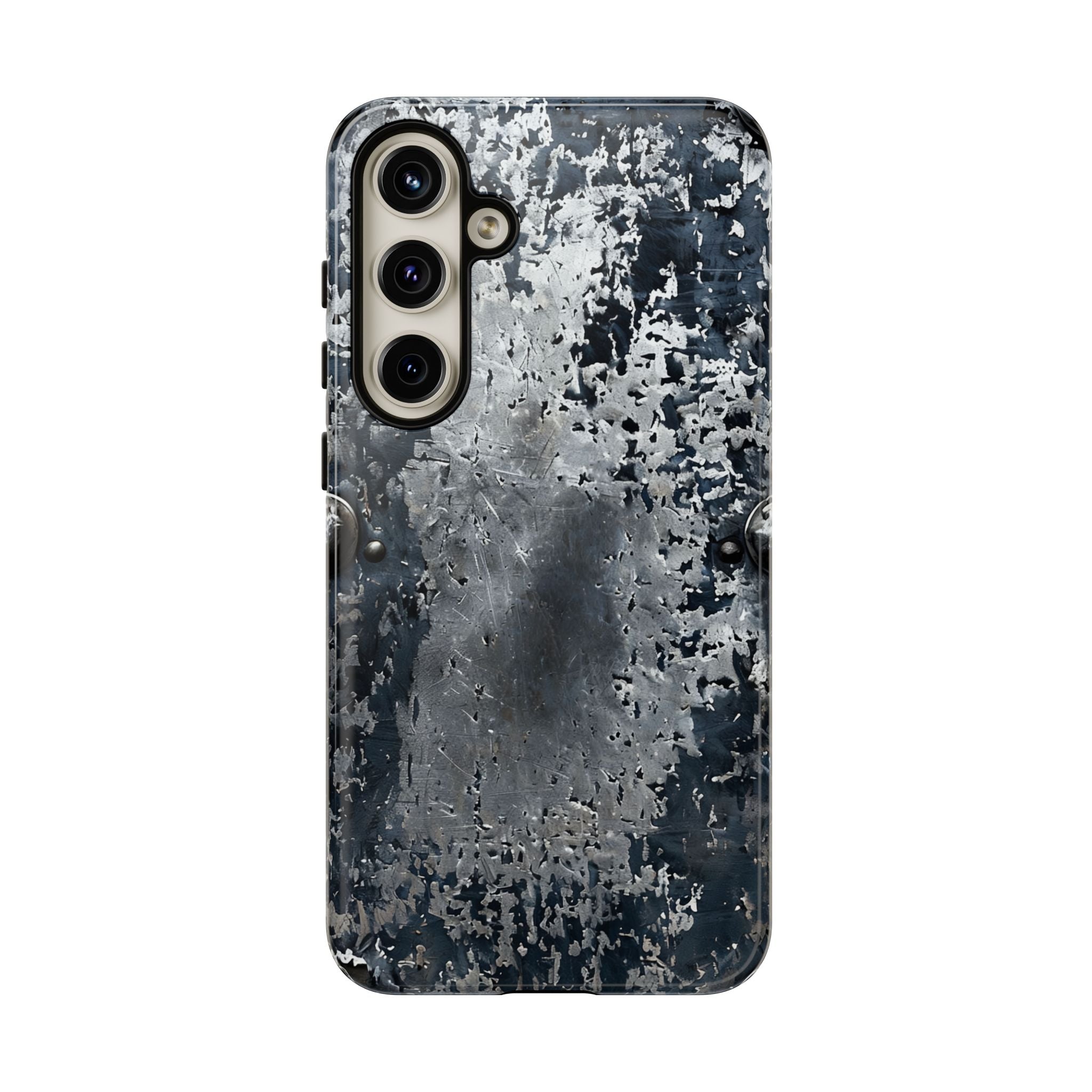 Rugged Rusted Metal Phone Case — Industrial Distressed Armor for iPhone