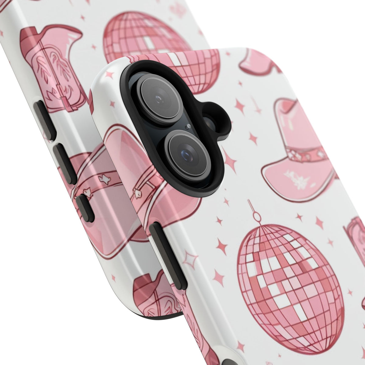 Pink Cowgirl Disco Phone Case