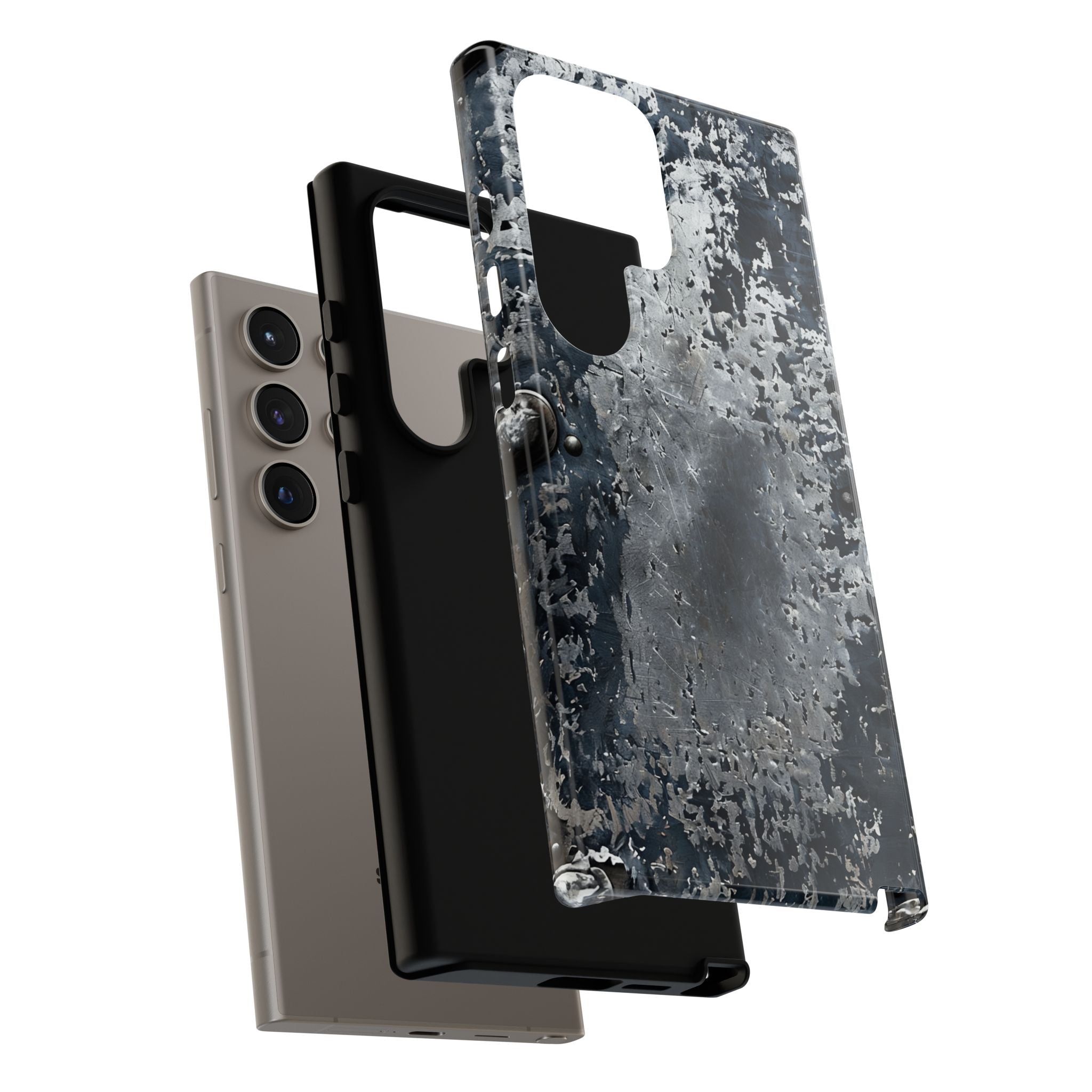Rugged Rusted Metal Phone Case — Industrial Distressed Armor for iPhone