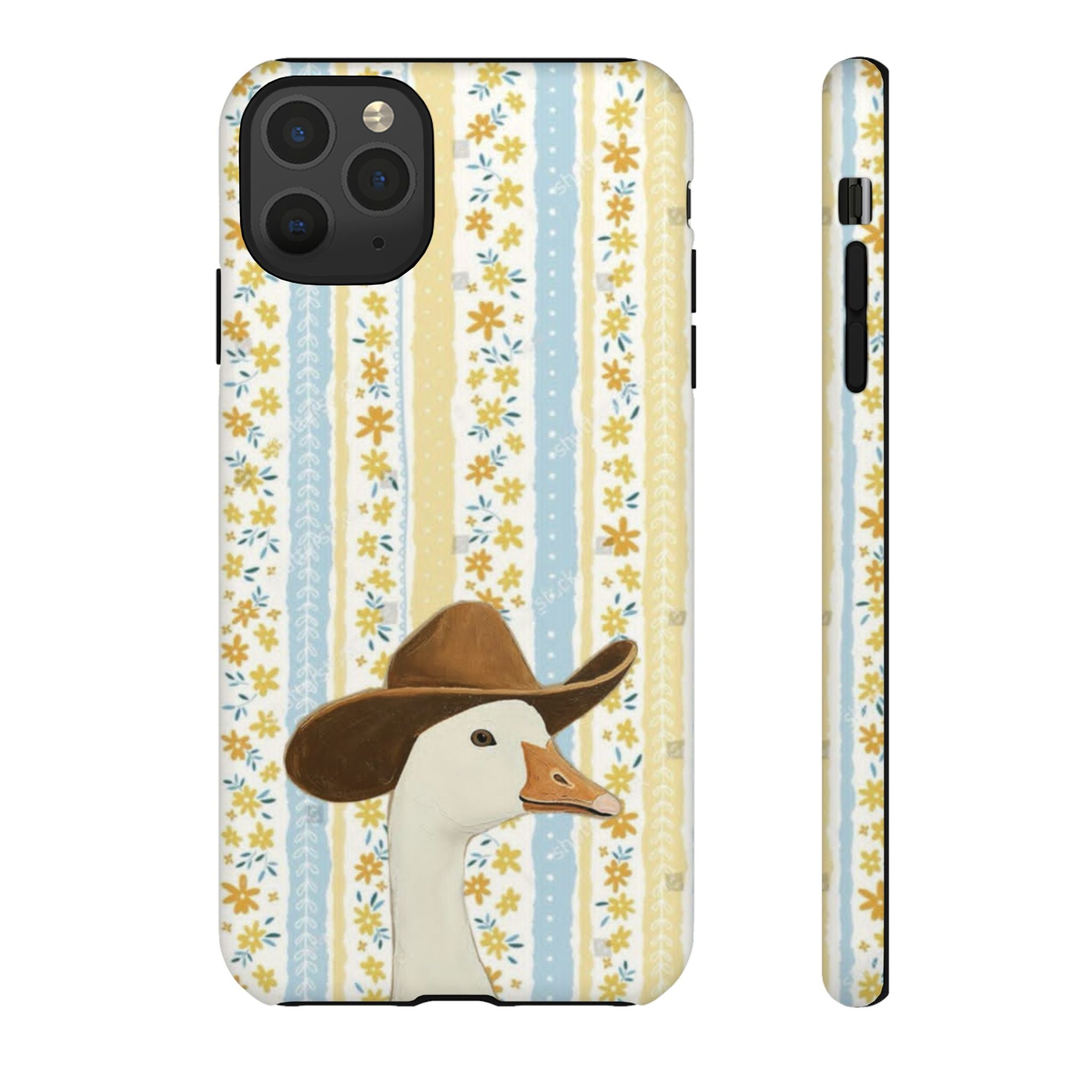 Goose Cowboy Phone Case – Cute Country Floral iPhone Cover