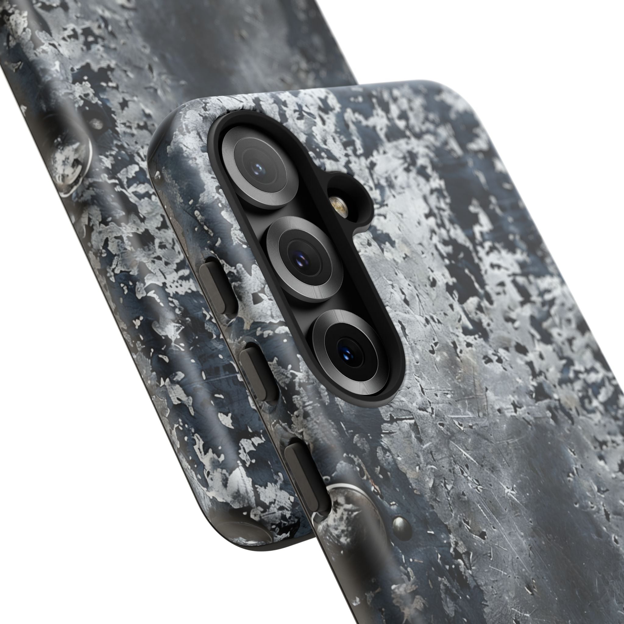 Rugged Rusted Metal Phone Case — Industrial Distressed Armor for iPhone