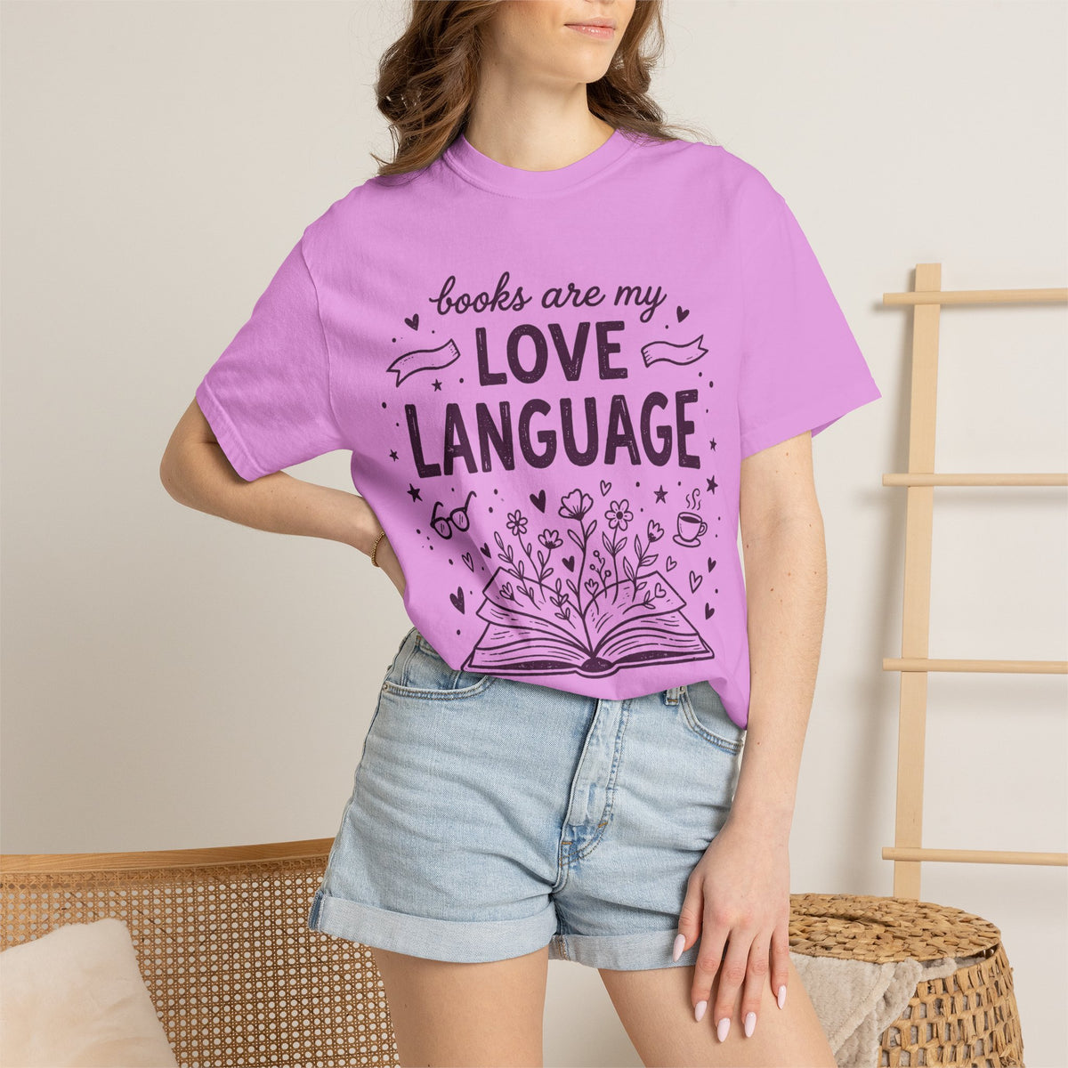 Books Are My Love Language T-Shirt