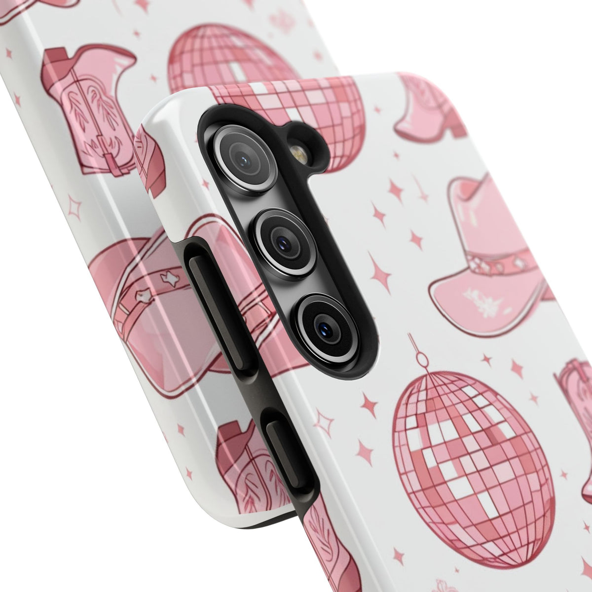 Pink Cowgirl Disco Phone Case