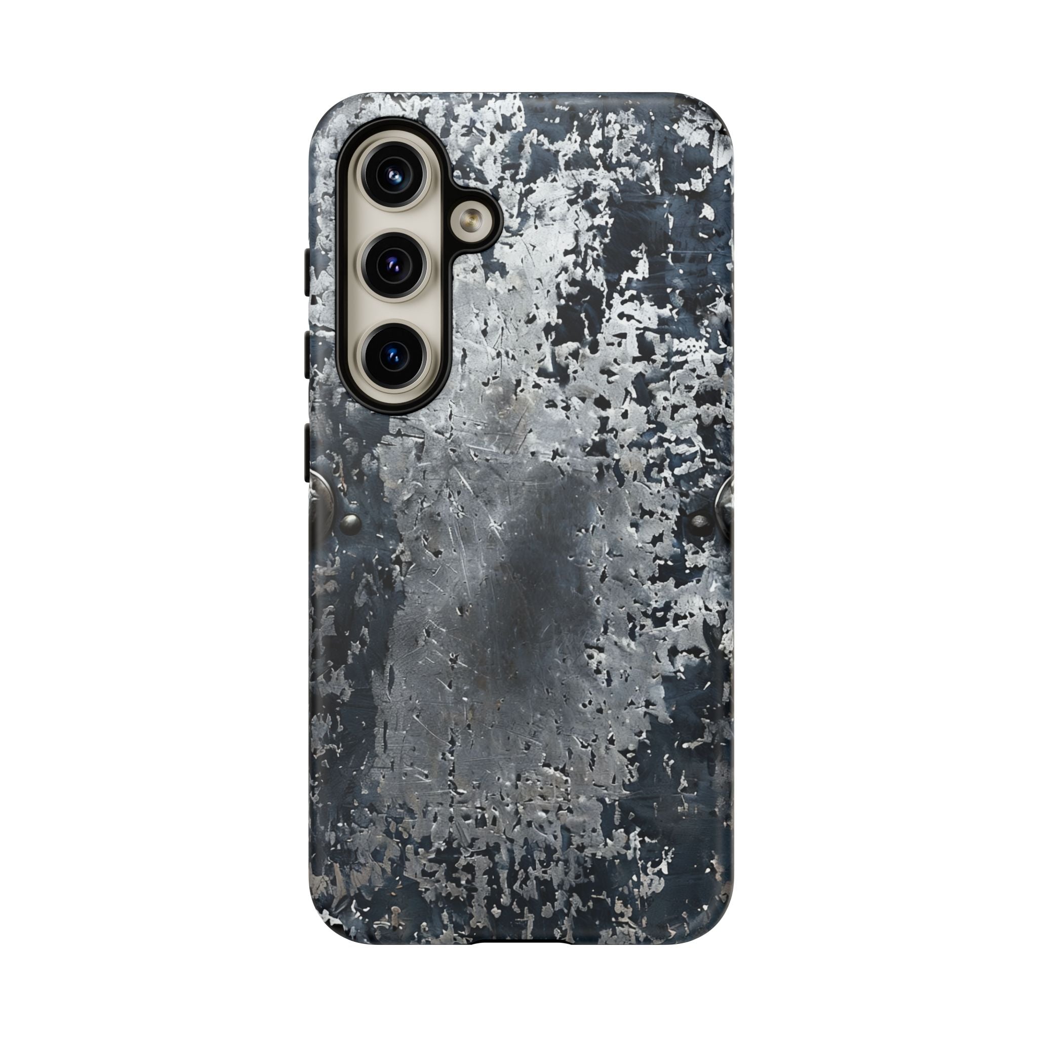 Rugged Rusted Metal Phone Case — Industrial Distressed Armor for iPhone