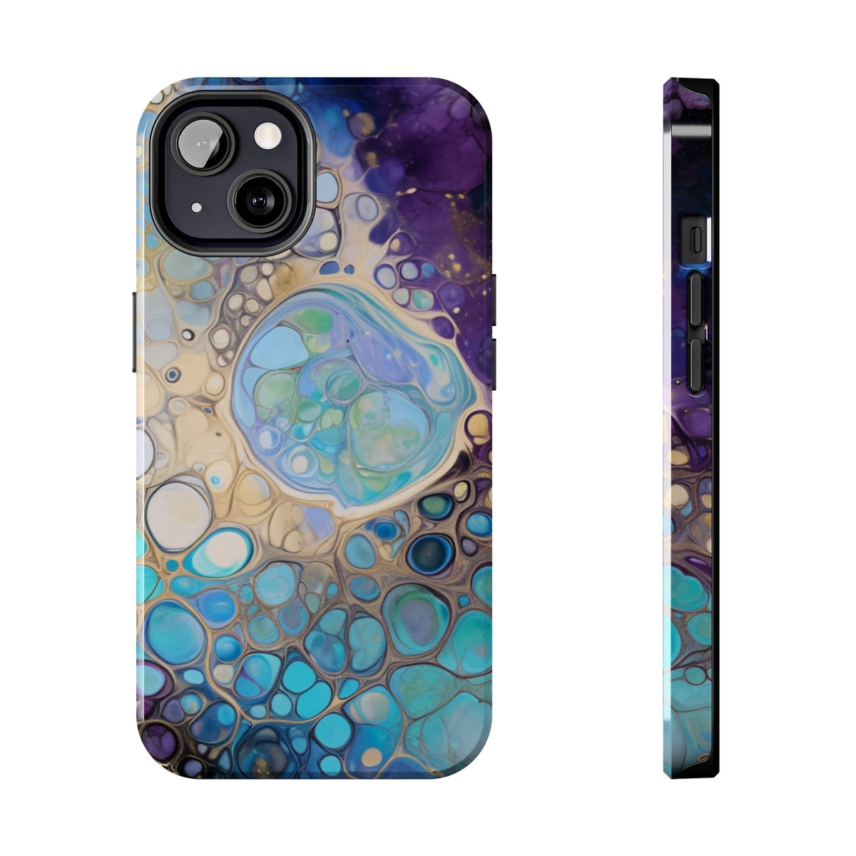 Abstract Ocean Bubble Tough Phone Case