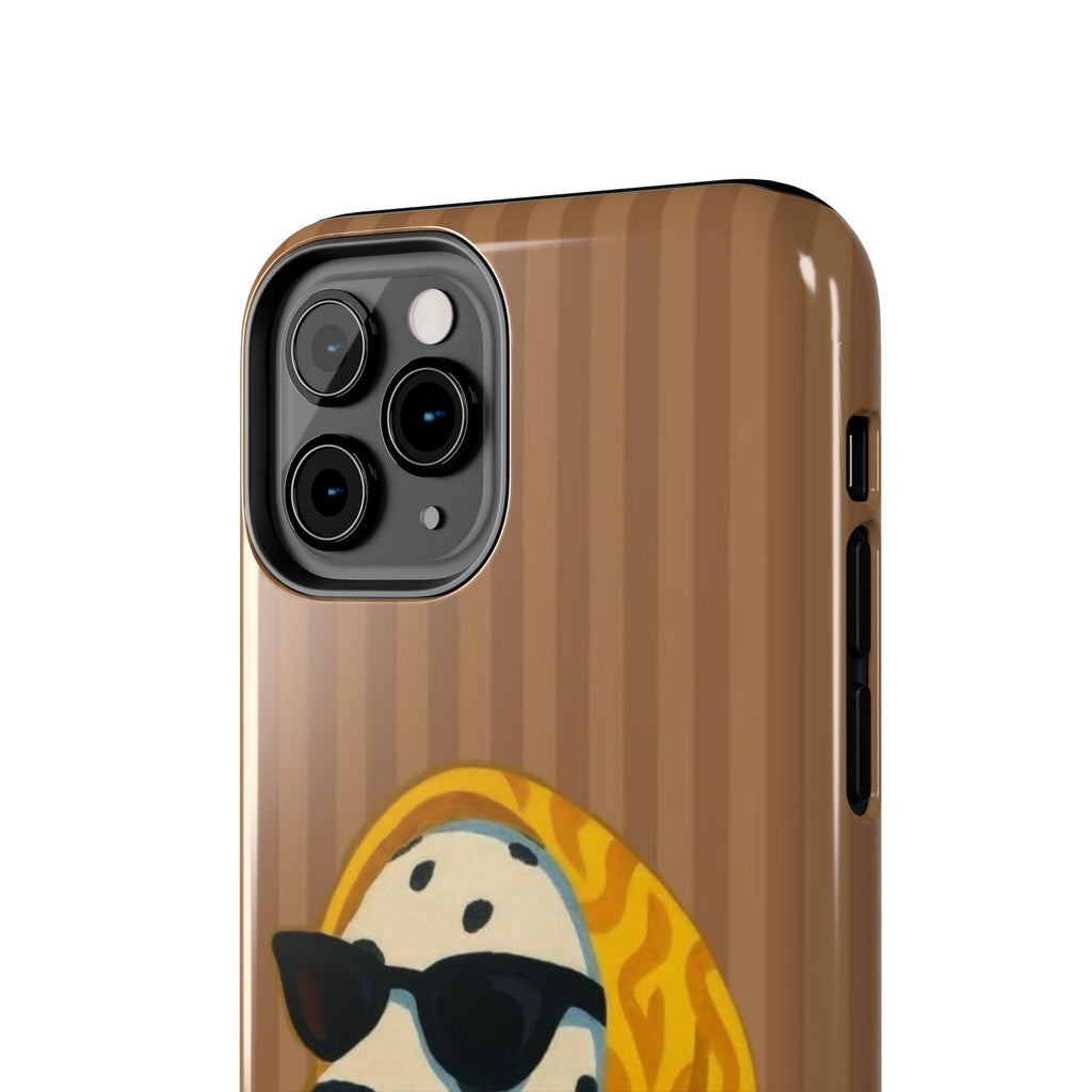Dalmatian in Scarf Tough Phone Case — Retro Dog Print Protective Cover