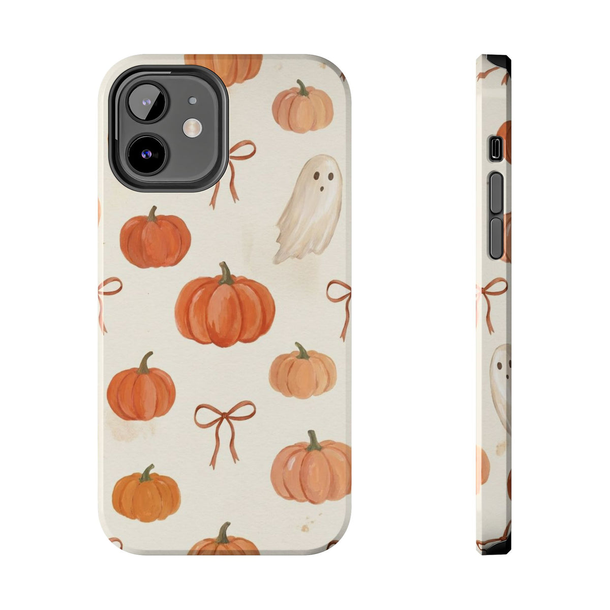 Pumpkin Ghost Phone Case – Cute Halloween Fall Pattern