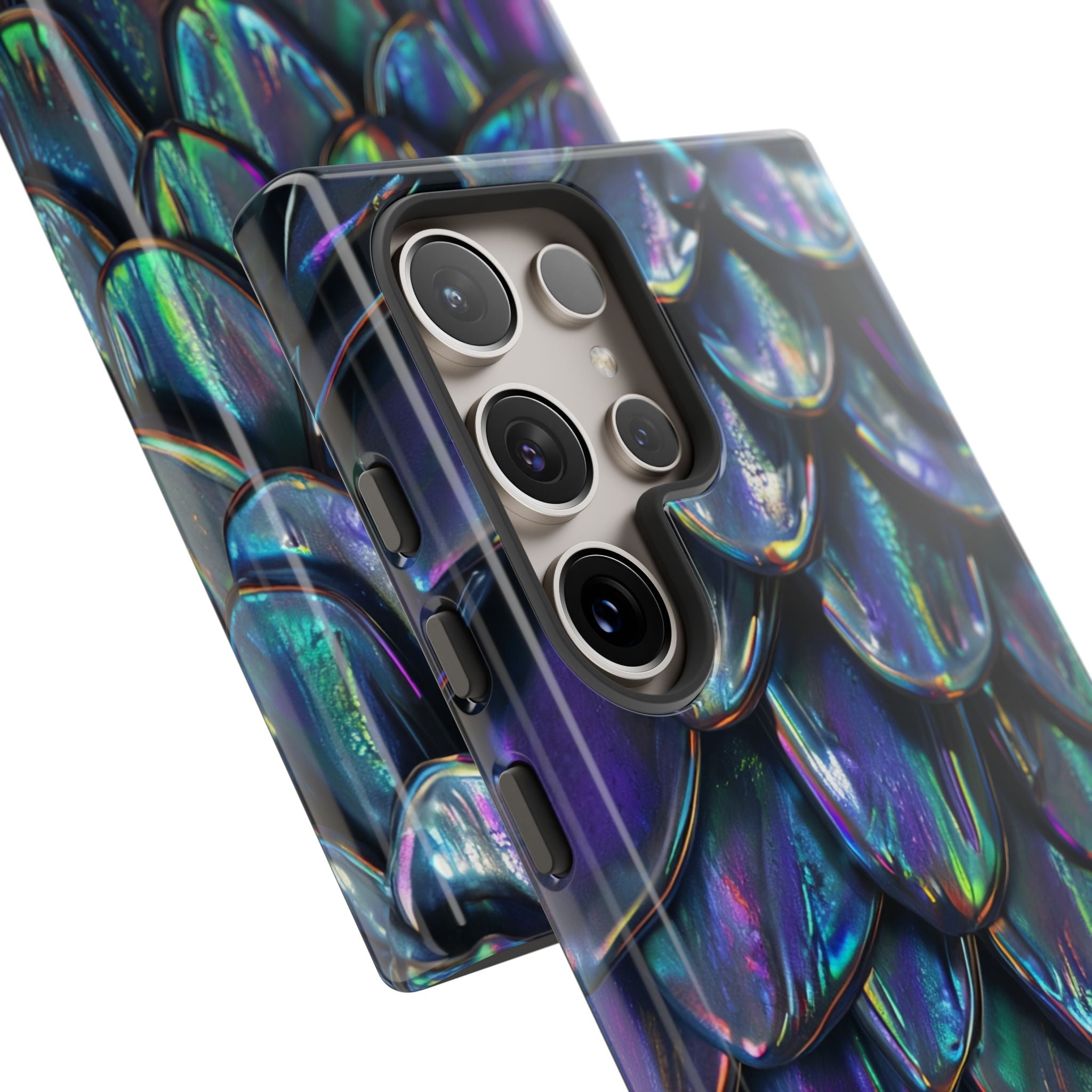 Dragon Scale Phone Case — Iridescent Dragon Scale Tough Case