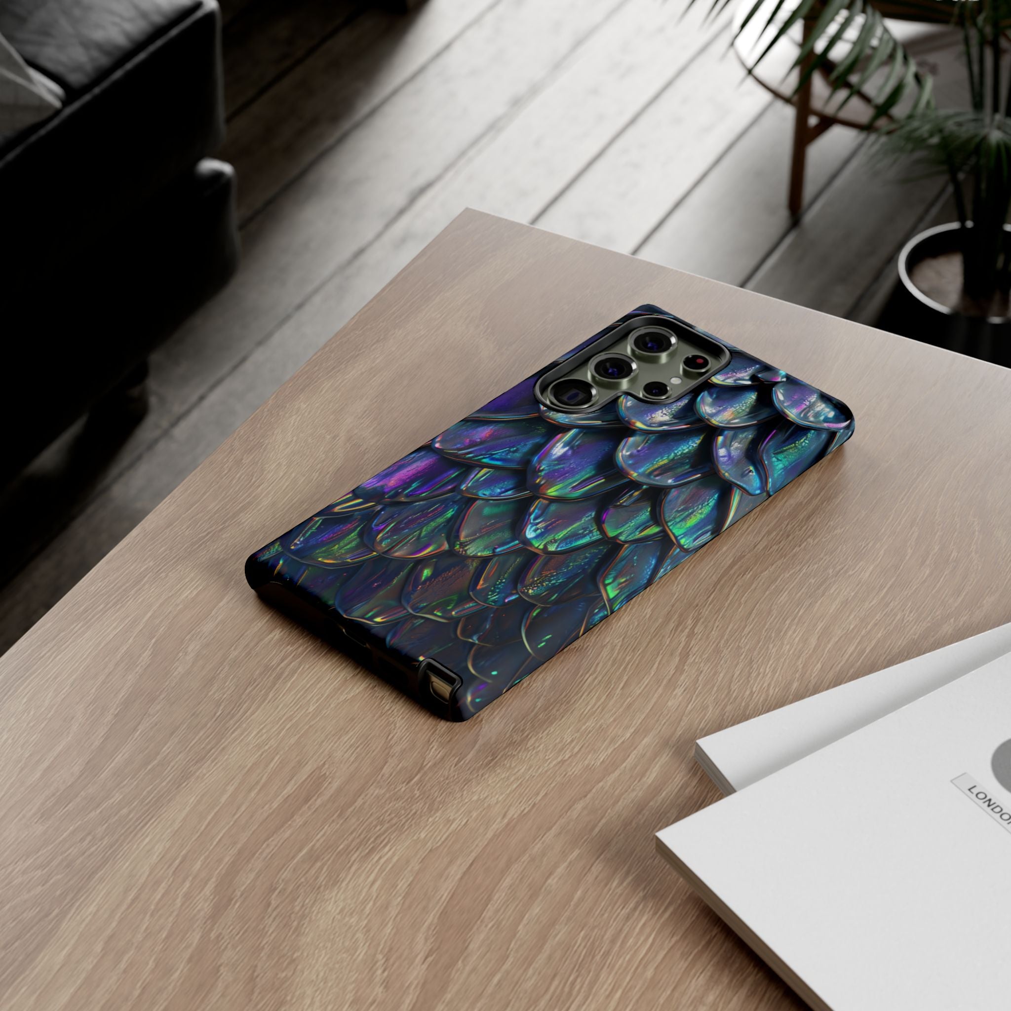 Dragon Scale Phone Case — Iridescent Dragon Scale Tough Case