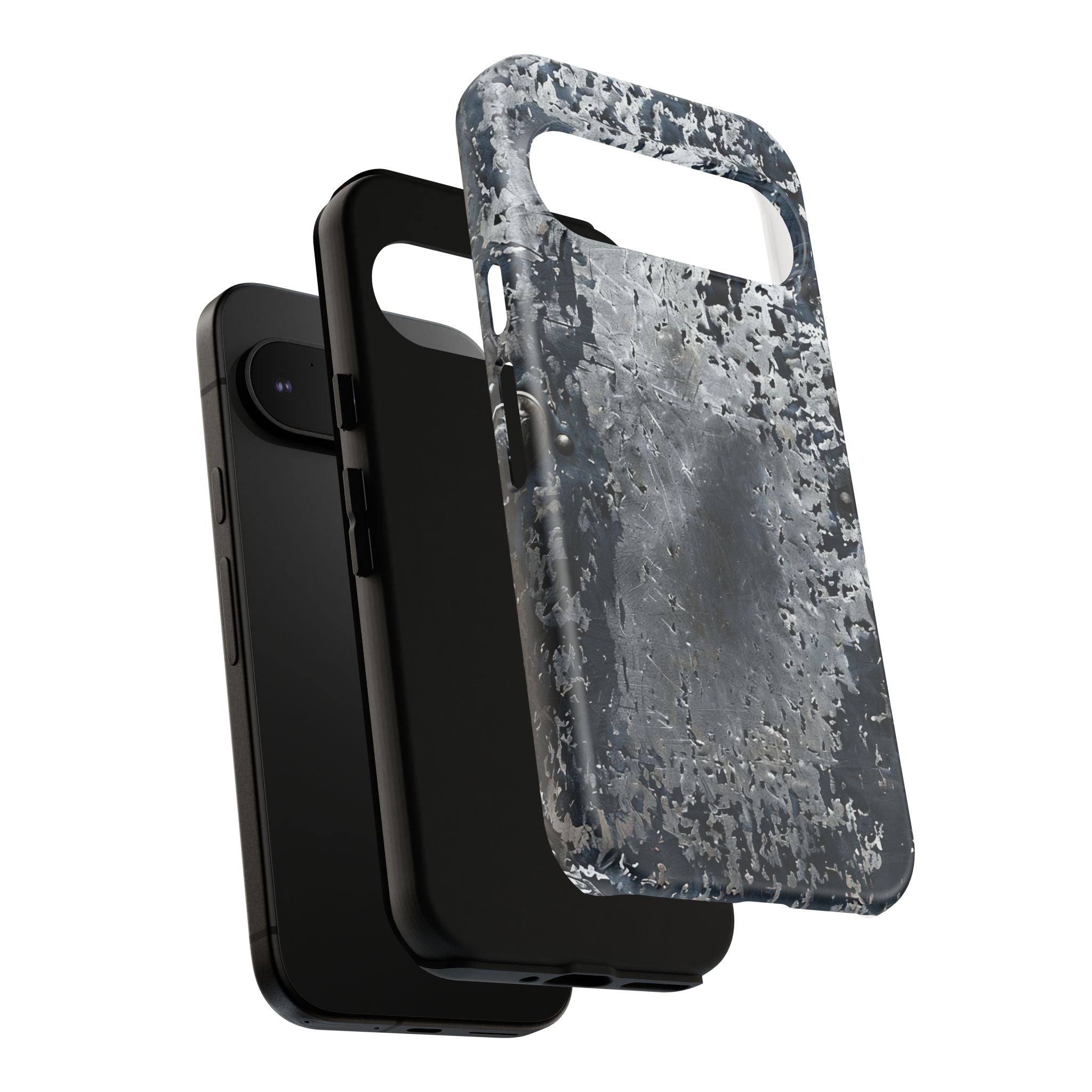 Rugged Rusted Metal Phone Case — Industrial Distressed Armor for iPhone