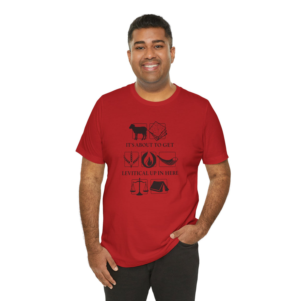 Levitical Up In Here T-Shirt — Funny Bible Symbols Tee
