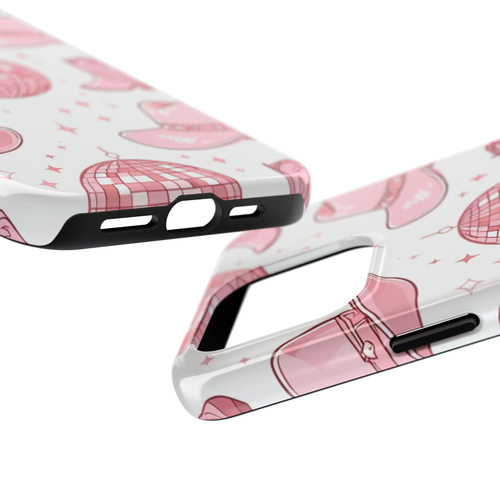Pink Cowgirl Disco Phone Case