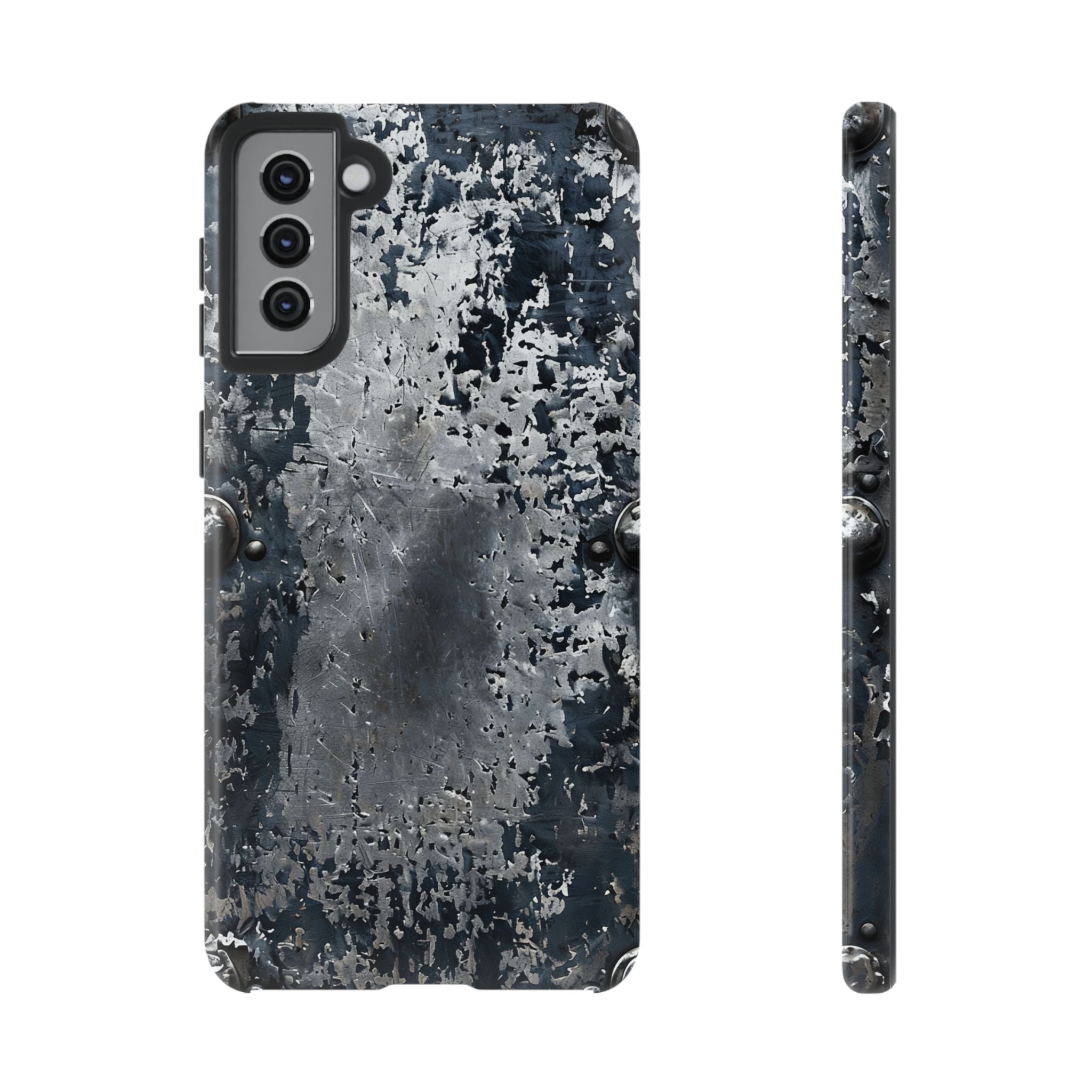 Rugged Rusted Metal Phone Case — Industrial Distressed Armor for iPhone