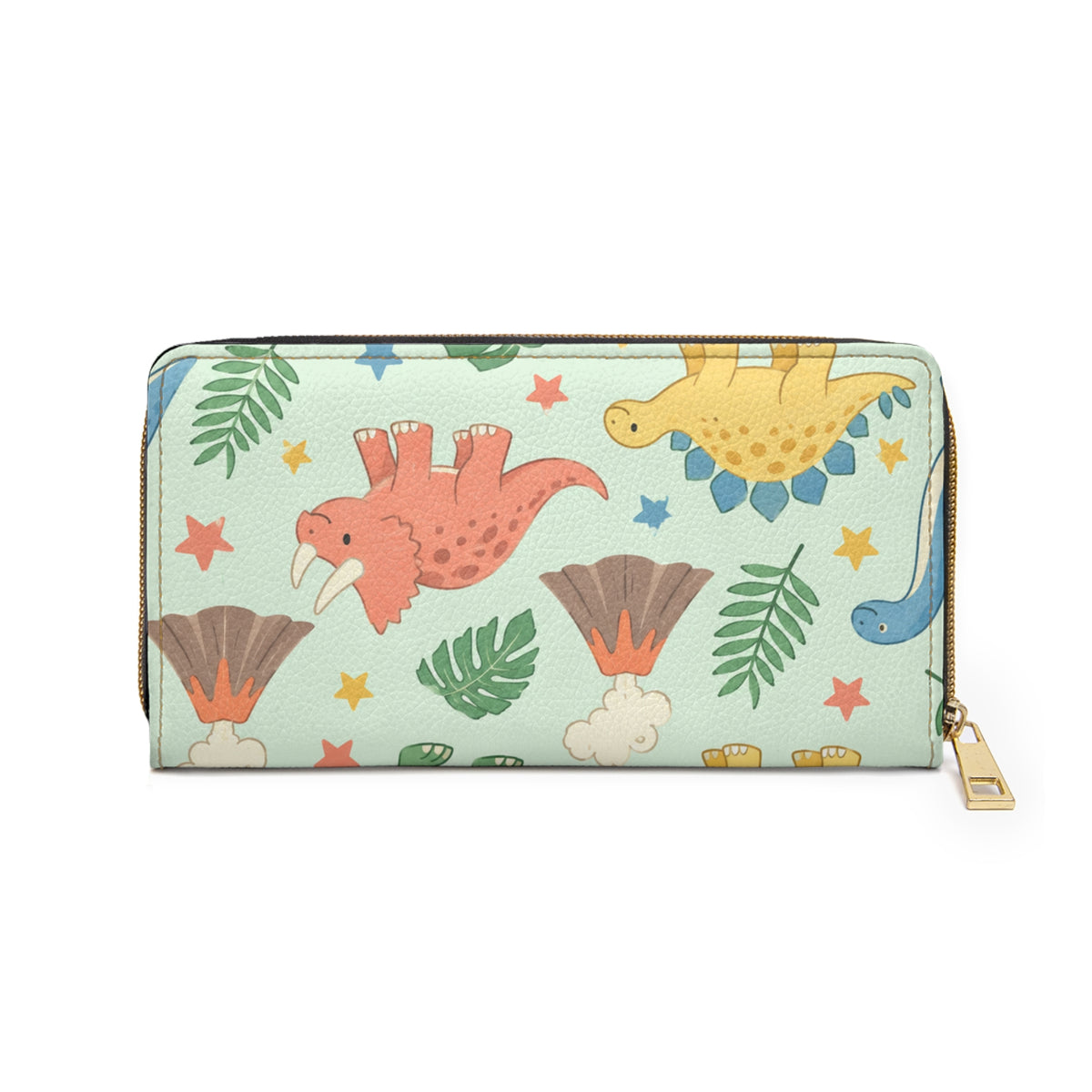 Cute Dinosaur Adventure Zipper Wallet
