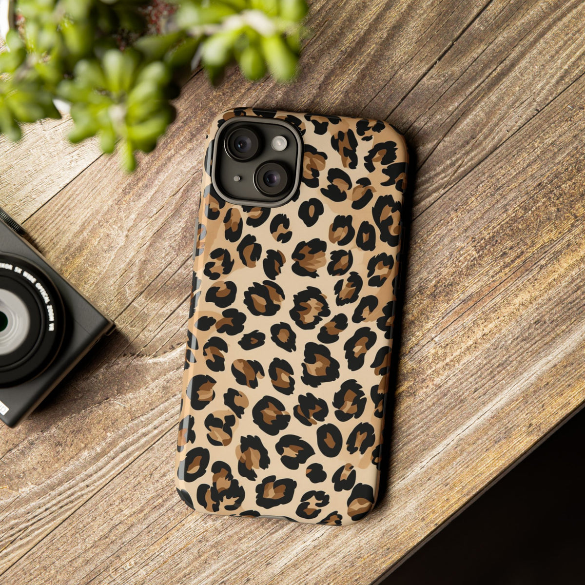 Leopard Print Tough Phone Case