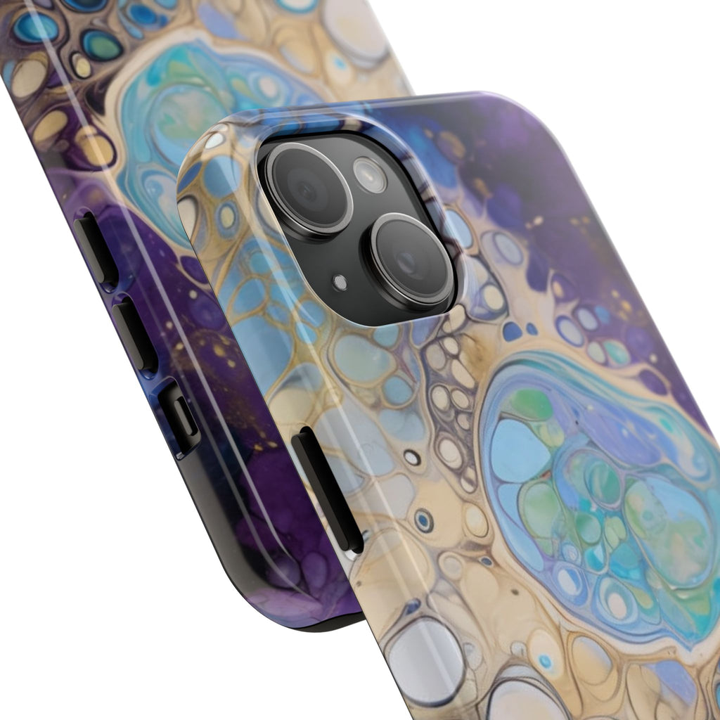 Abstract Ocean Bubble Tough Phone Case