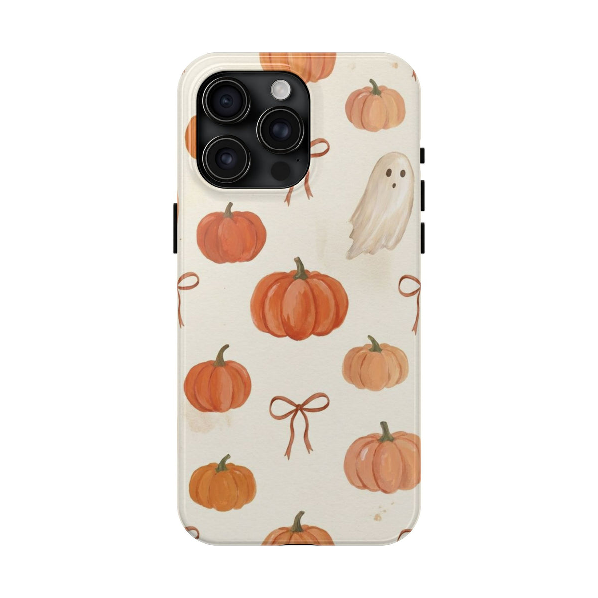Pumpkin Ghost Phone Case – Cute Halloween Fall Pattern