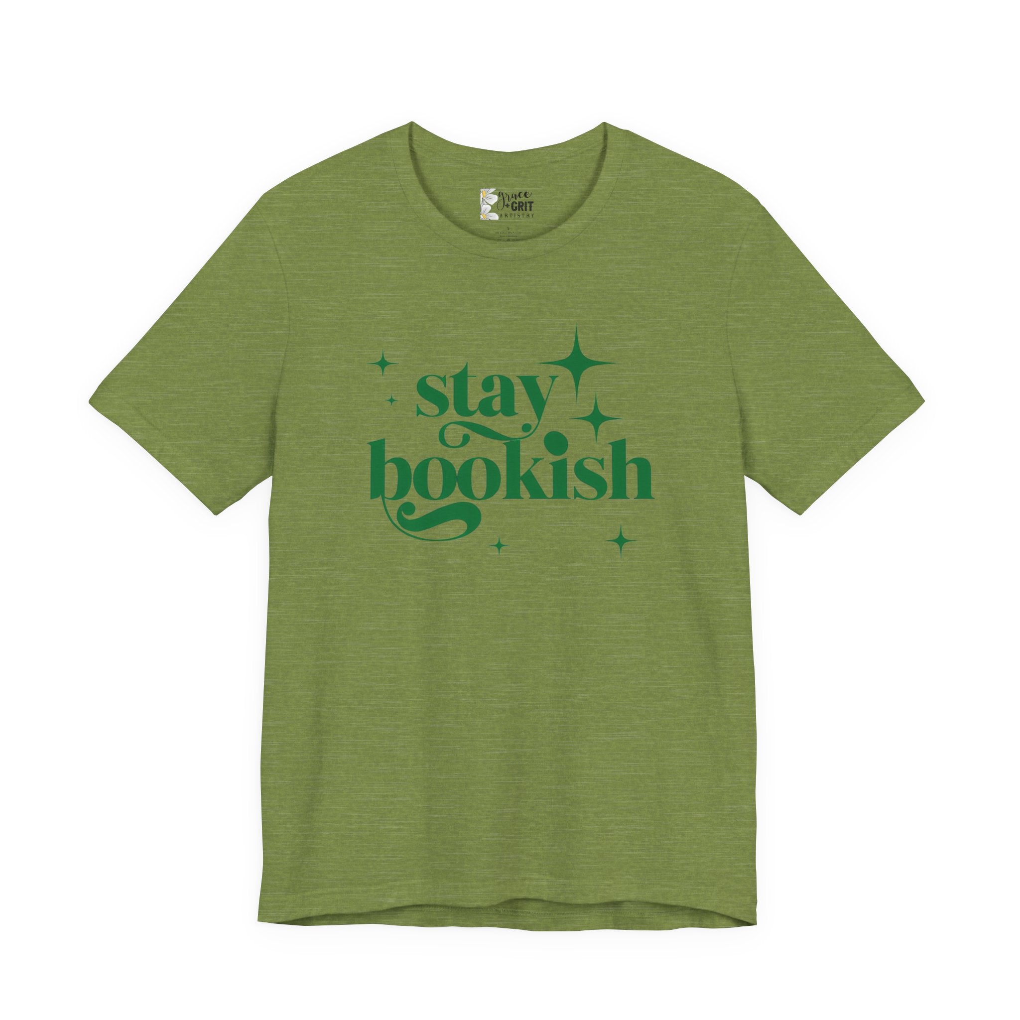 Stay Bookish T-Shirt | Book Lover Typography Tee