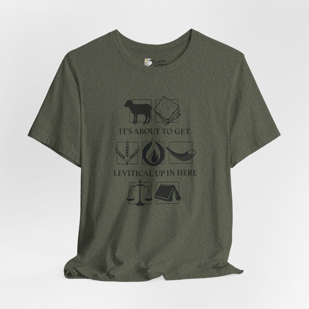 Levitical Up In Here T-Shirt — Funny Bible Symbols Tee