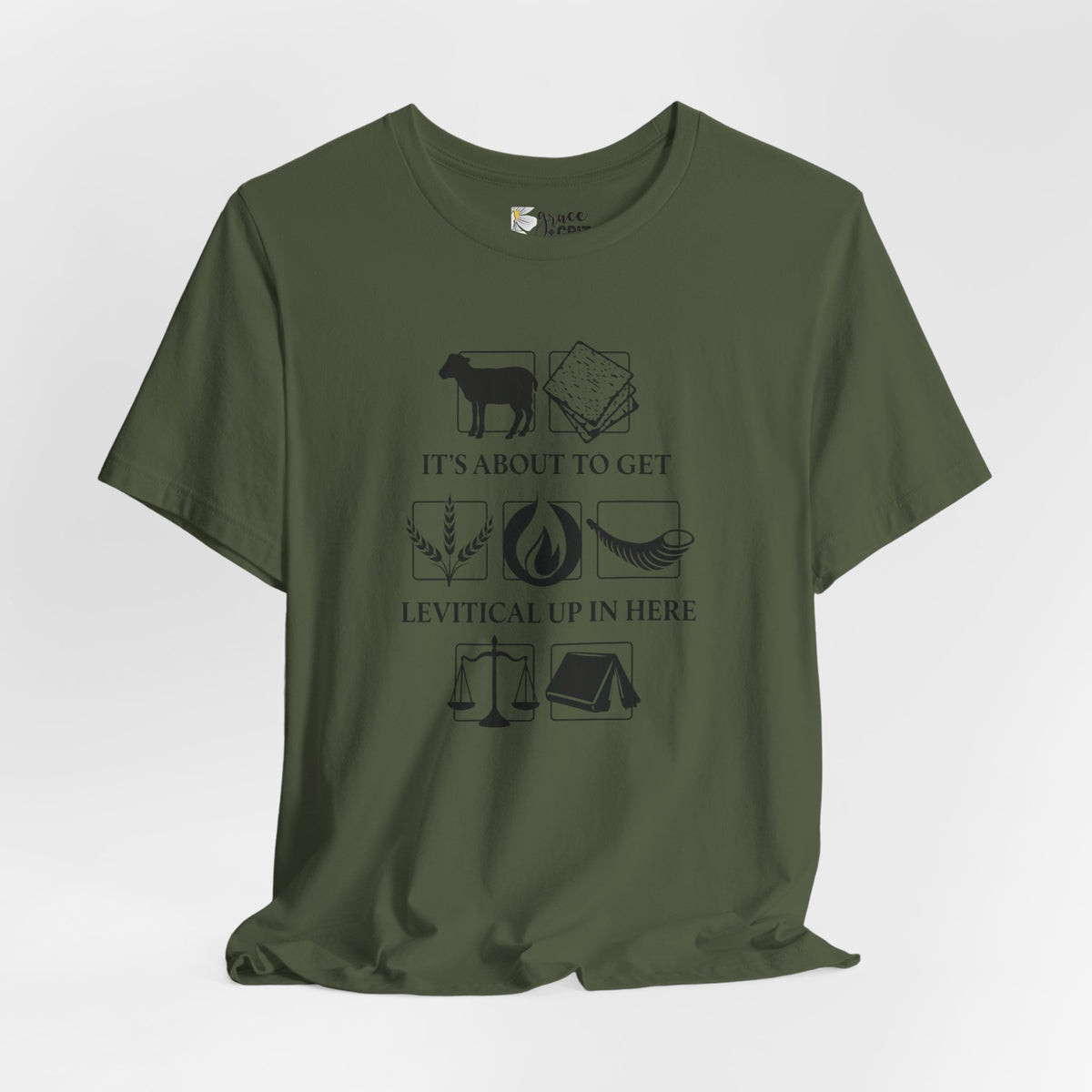 Levitical Up In Here T-Shirt — Funny Bible Symbols Tee