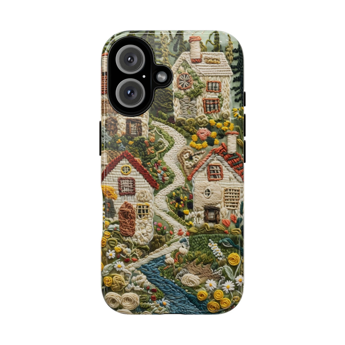 Cottagecore Garden Village Phone Case