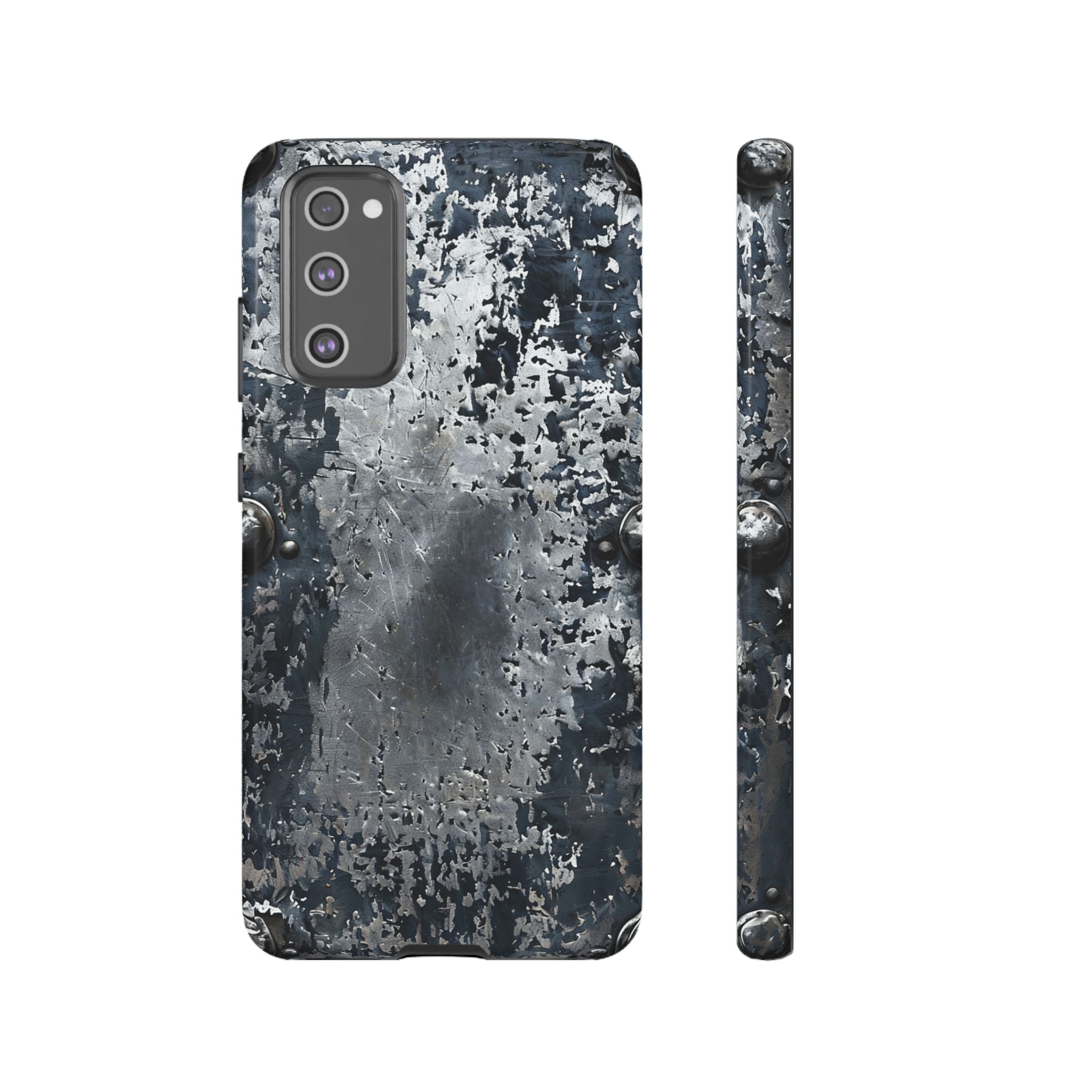 Rugged Rusted Metal Phone Case — Industrial Distressed Armor for iPhone