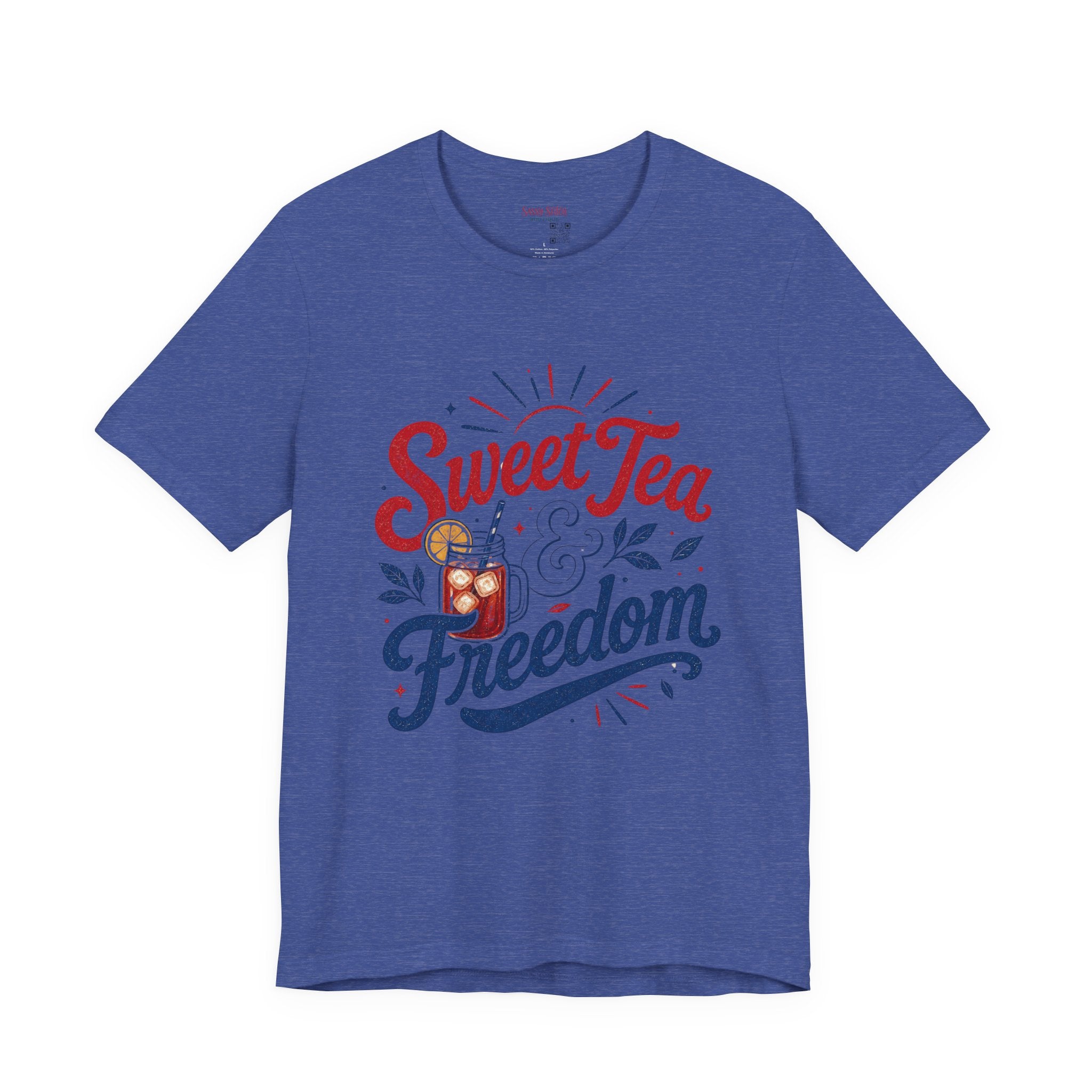 Sweet Tea & Freedom T-Shirt — Patriotic Southern Summer Tee