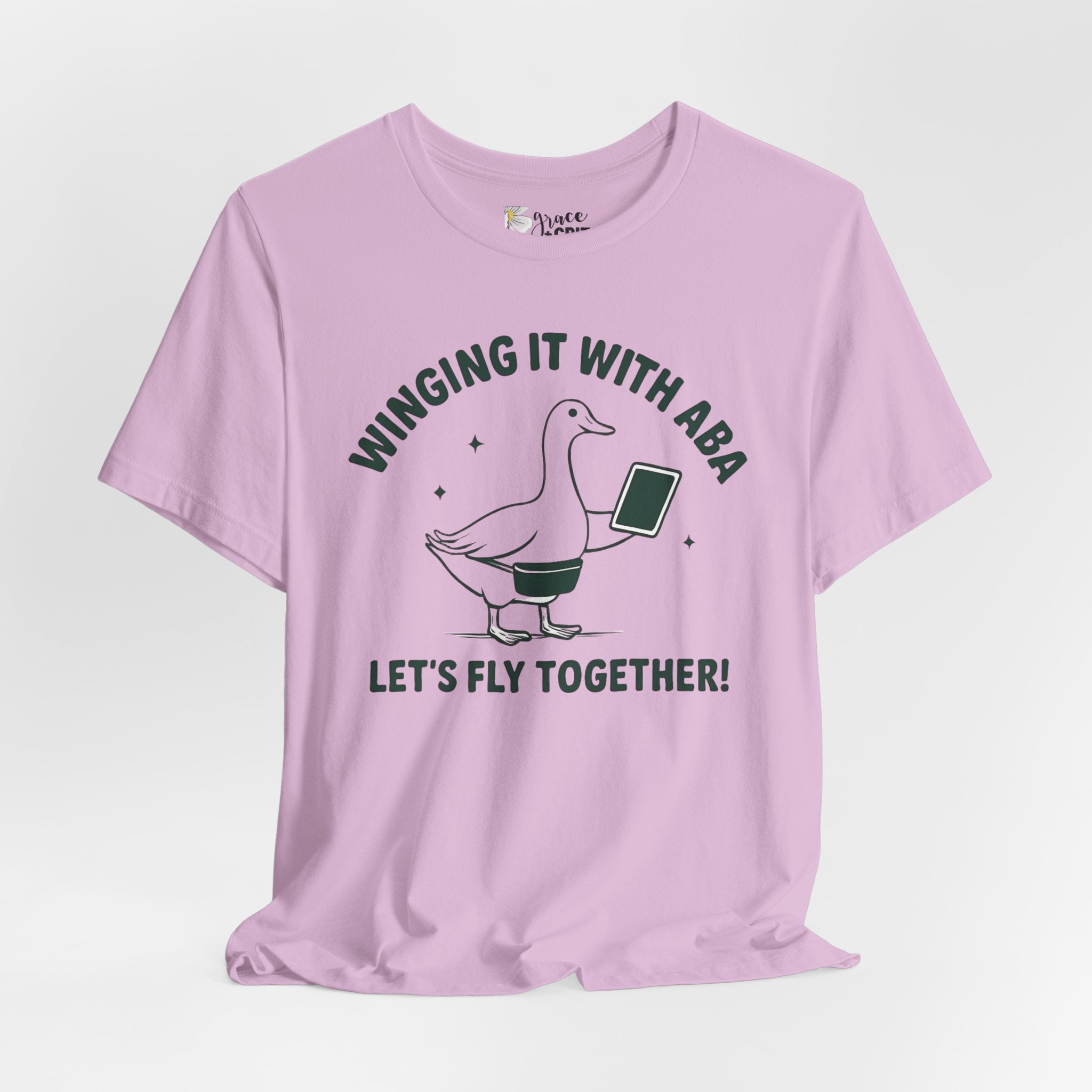 Winging It With ABA Goose Tee | Let's Fly Together T-Shirt
