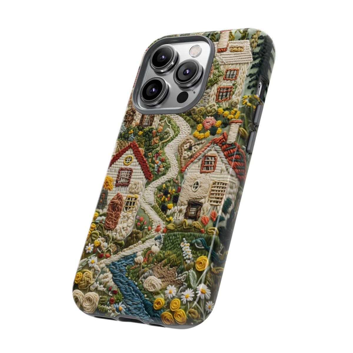 Cottagecore Garden Village Phone Case