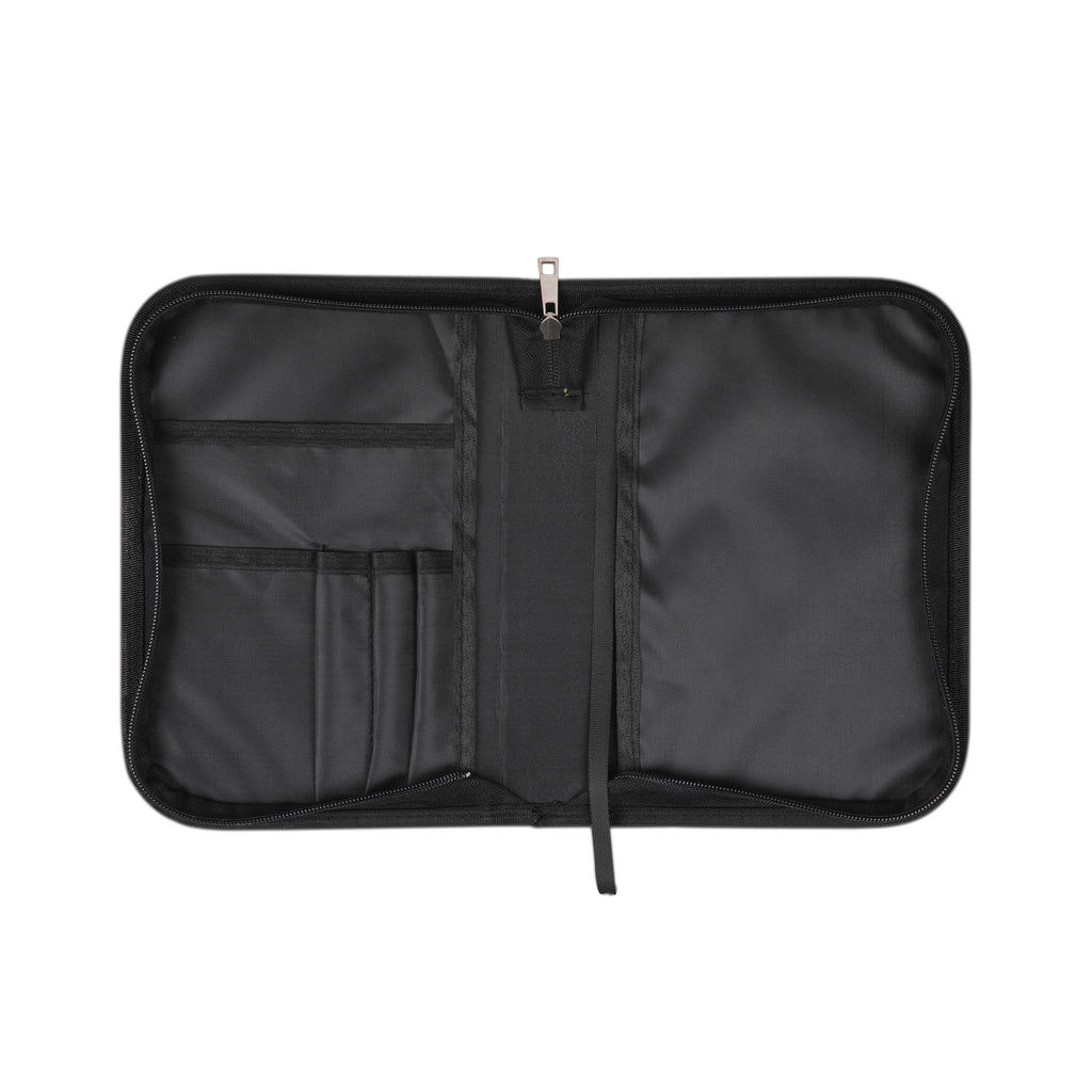 Bible Cover — "Make Heaven Crowded" Zippered Teal Bible Case