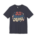 All American Mama T-Shirt – Vintage Patriotic Mom Tee (4th of July)