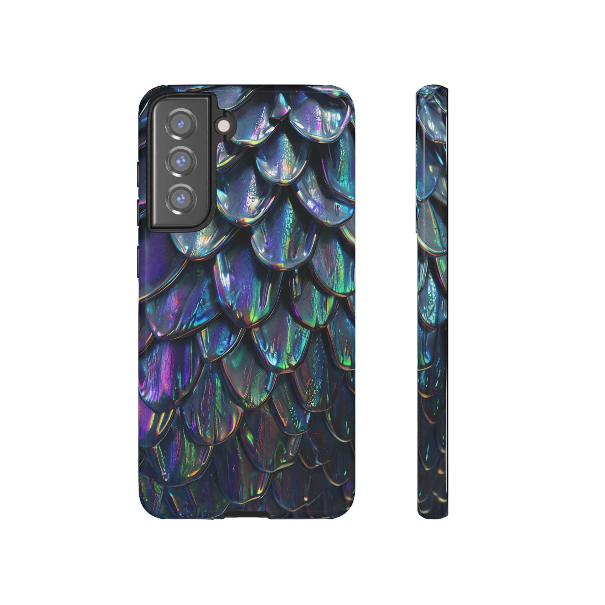 Dragon Scale Phone Case — Iridescent Dragon Scale Tough Case