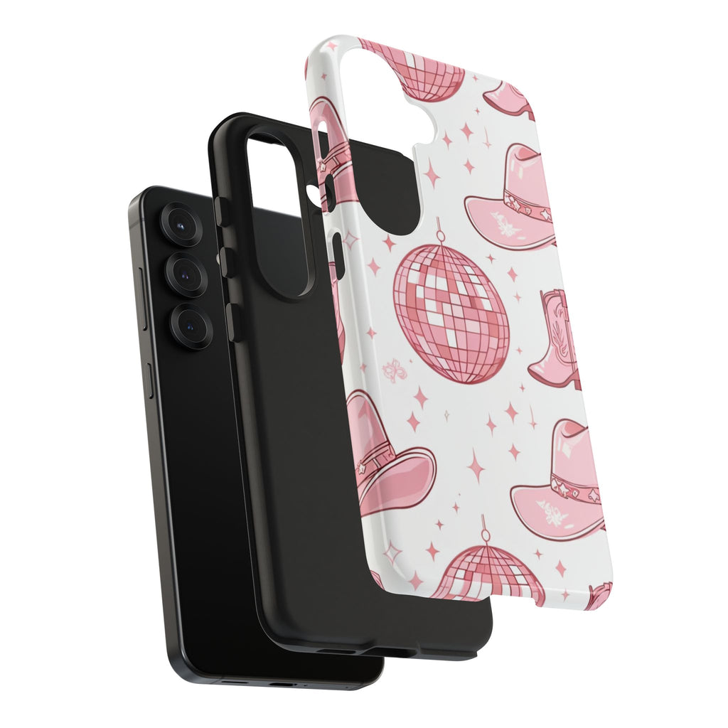 Pink Cowgirl Disco Phone Case