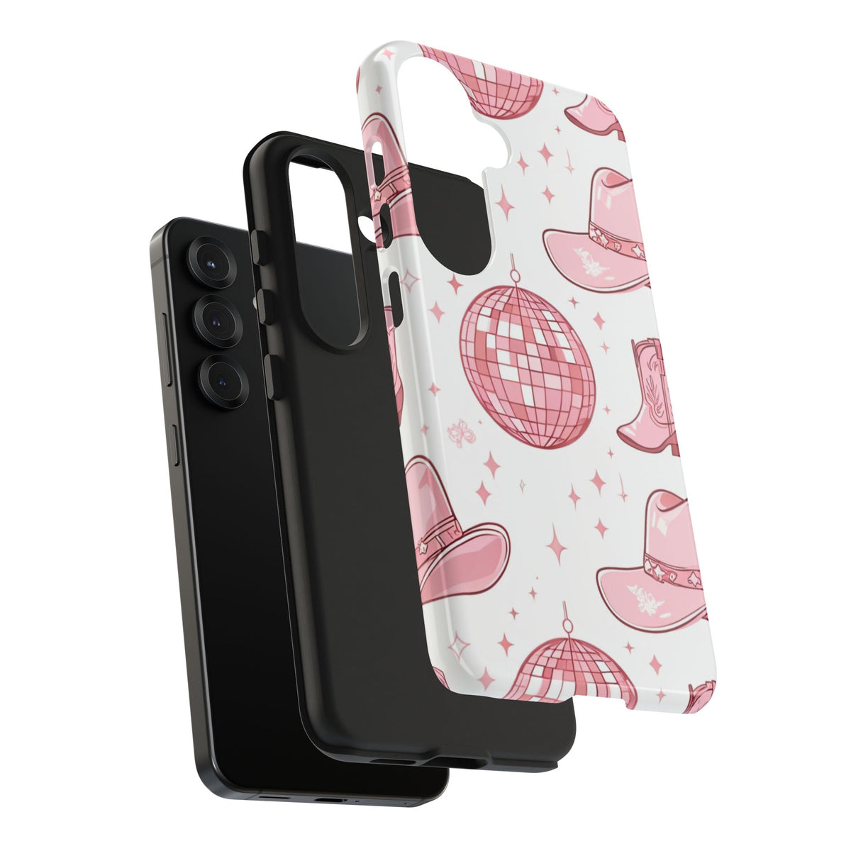 Pink Cowgirl Disco Phone Case