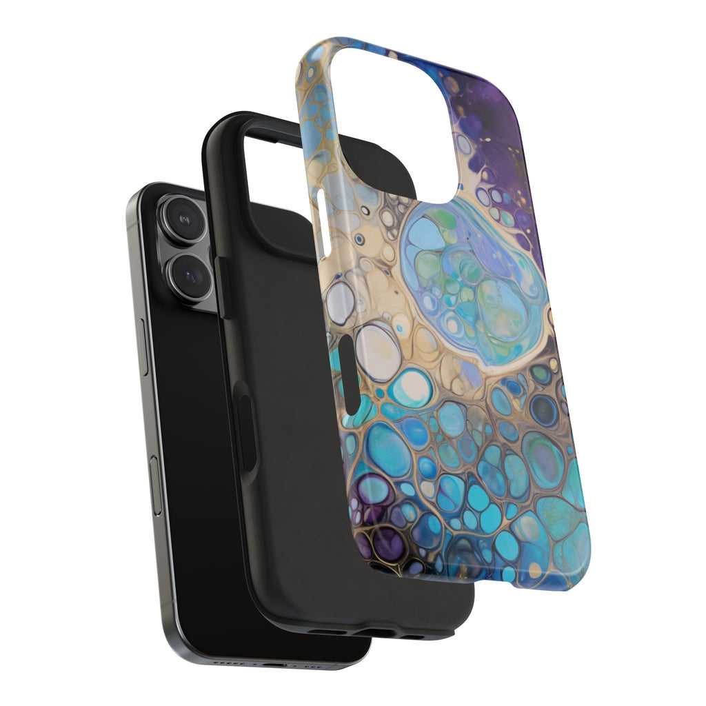 Abstract Ocean Bubble Tough Phone Case