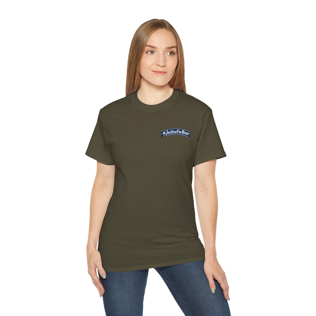 Team Bear #JusticeForBear Animal Advocacy T-Shirt