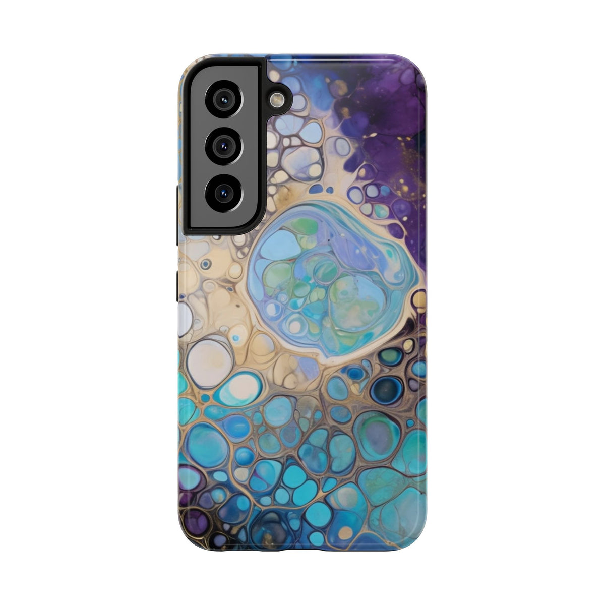 Abstract Ocean Bubble Tough Phone Case