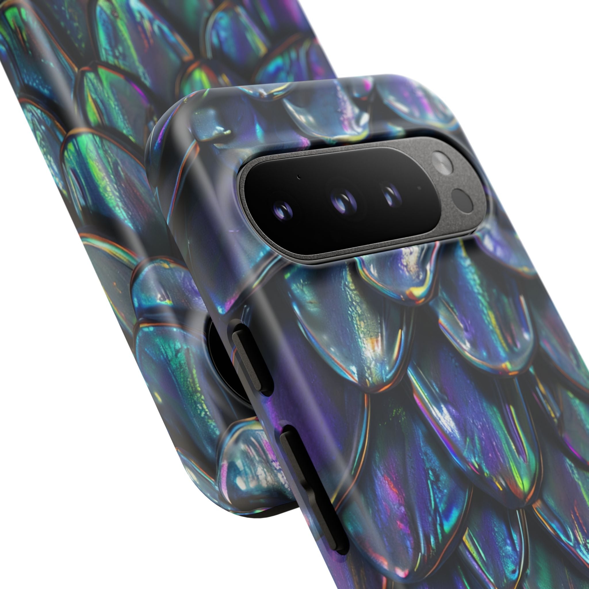 Dragon Scale Phone Case — Iridescent Dragon Scale Tough Case