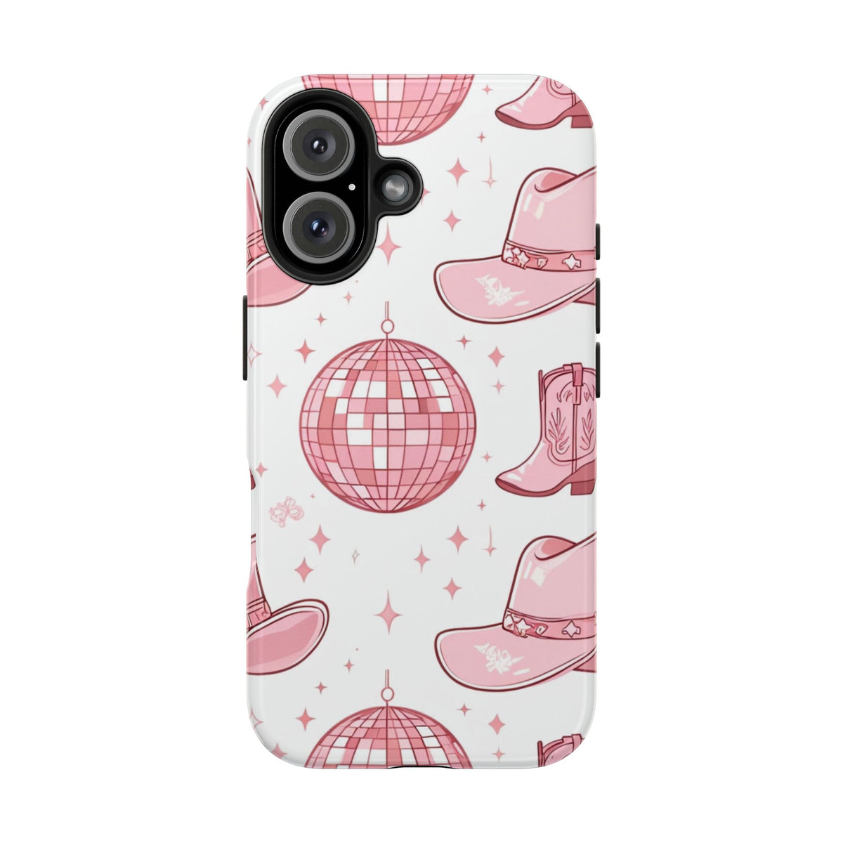 Pink Cowgirl Disco Phone Case