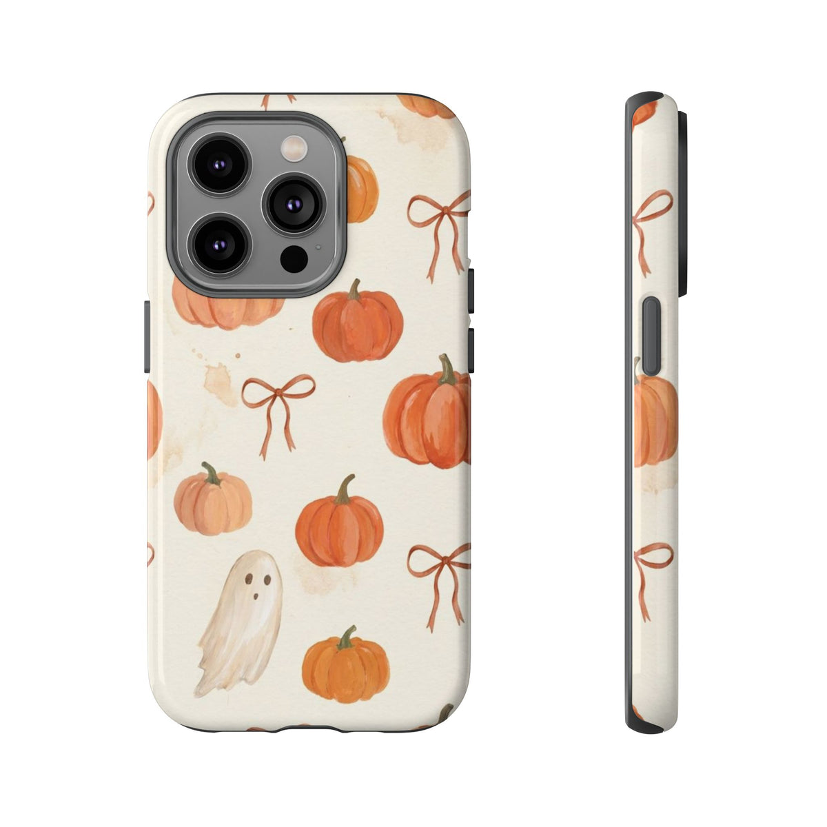 Autumn Pumpkin Ghost Tough Phone Case