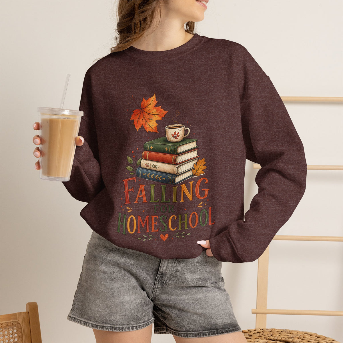 Falling for Home School Sweatshirt