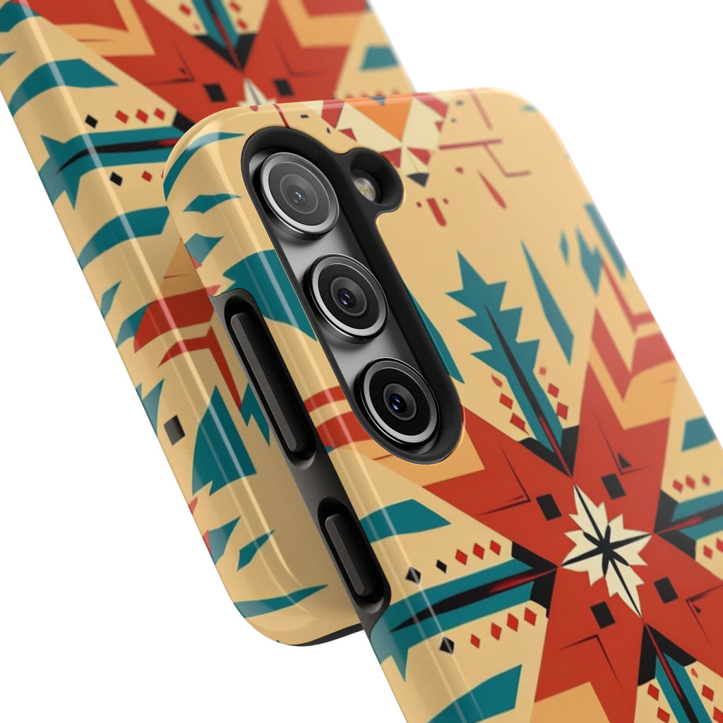 Southwestern Geometric Starburst Tough Phone Case