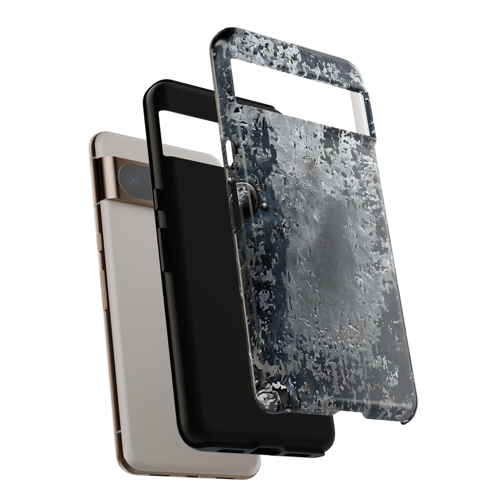 Rugged Rusted Metal Phone Case — Industrial Distressed Armor for iPhone