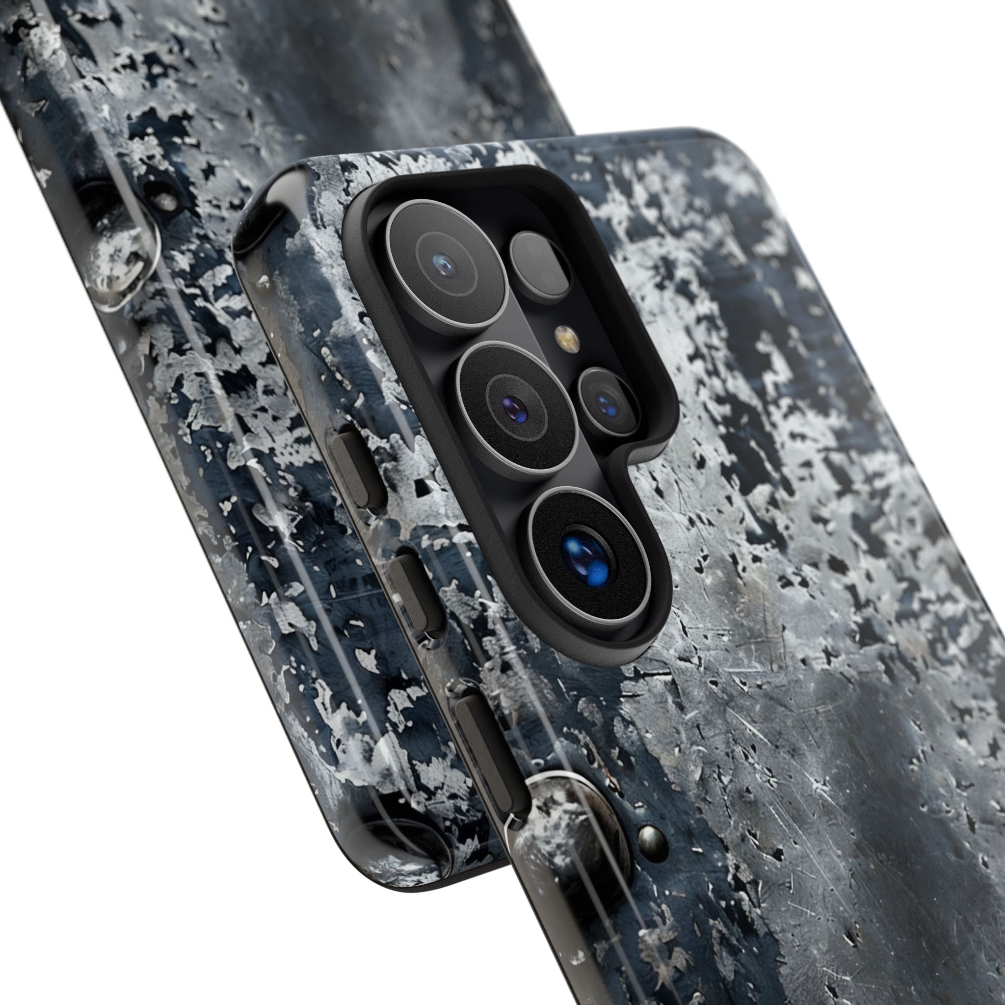 Rugged Rusted Metal Phone Case — Industrial Distressed Armor for iPhone