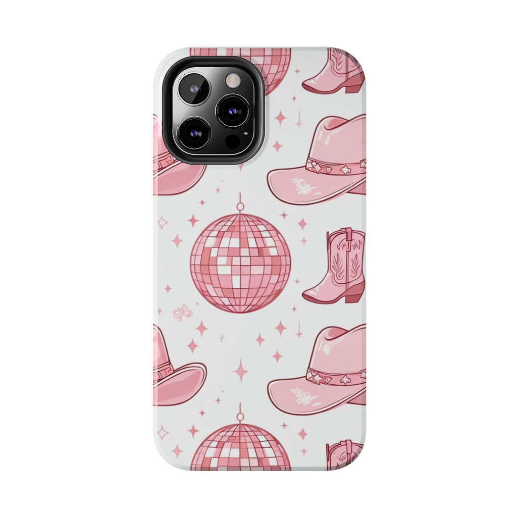 Pink Cowgirl Disco Phone Case