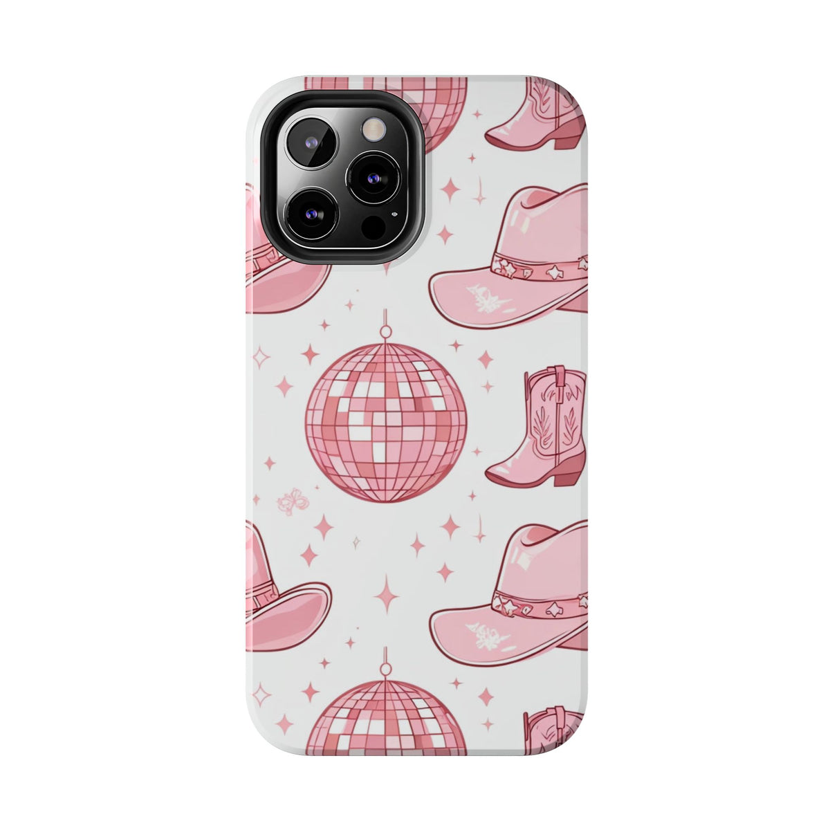 Pink Cowgirl Disco Phone Case